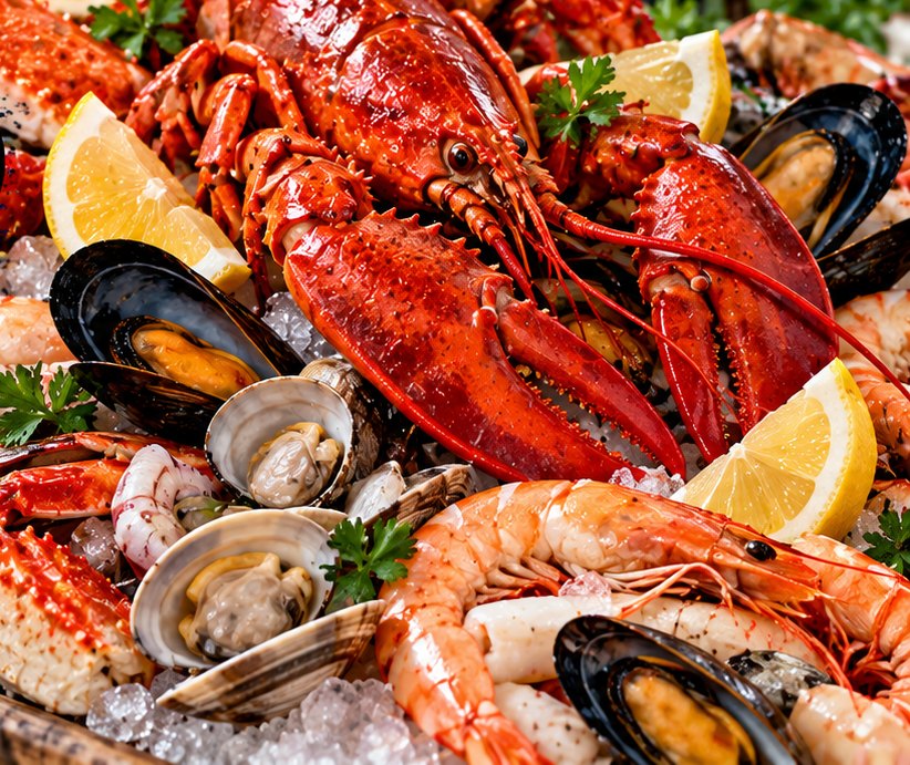 Mariscos frescos